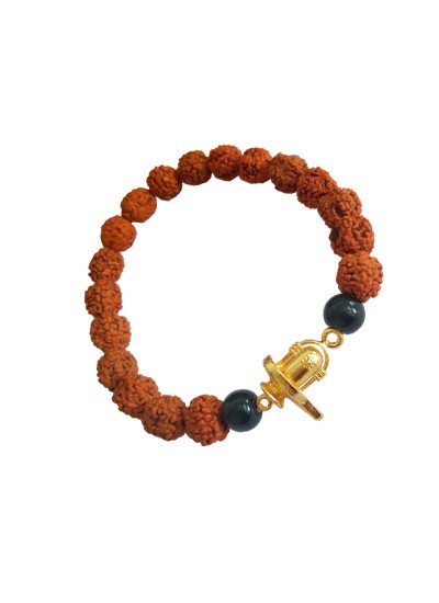 Stylish Shivling Rudraksha Bracelet 